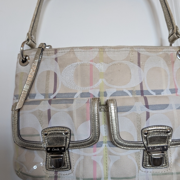 Y2K Coach Multicolor Shoulder Bag - Picture 2 of 7